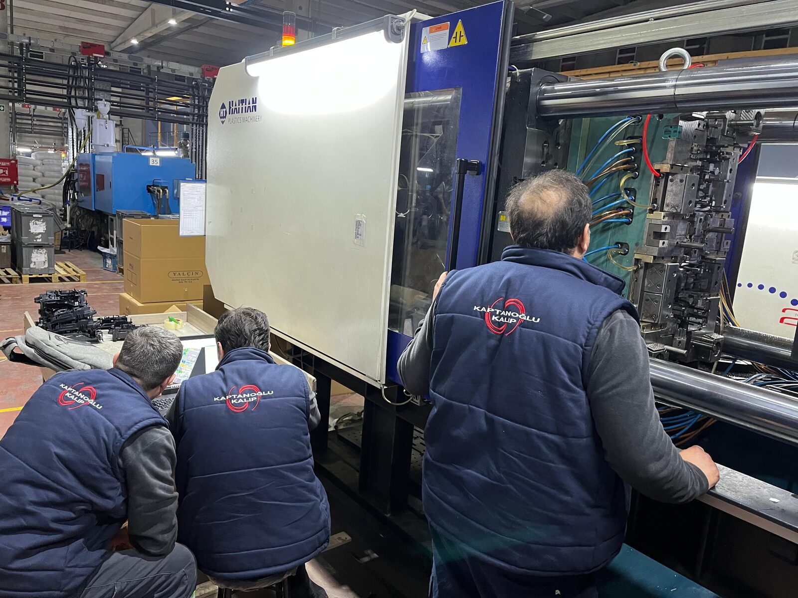 Injection molding production